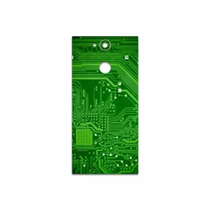 MAHOOT Green Printed Circuit Board Cover Sticker for Sony Xperia XA2