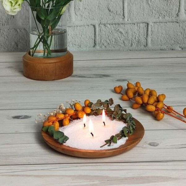 شمع مهتاب مدل پودری معطر وزن 250 گرم