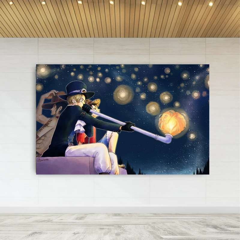 تابلو بوم طرح انیمه وان پیس - One Piece مدل SDB520