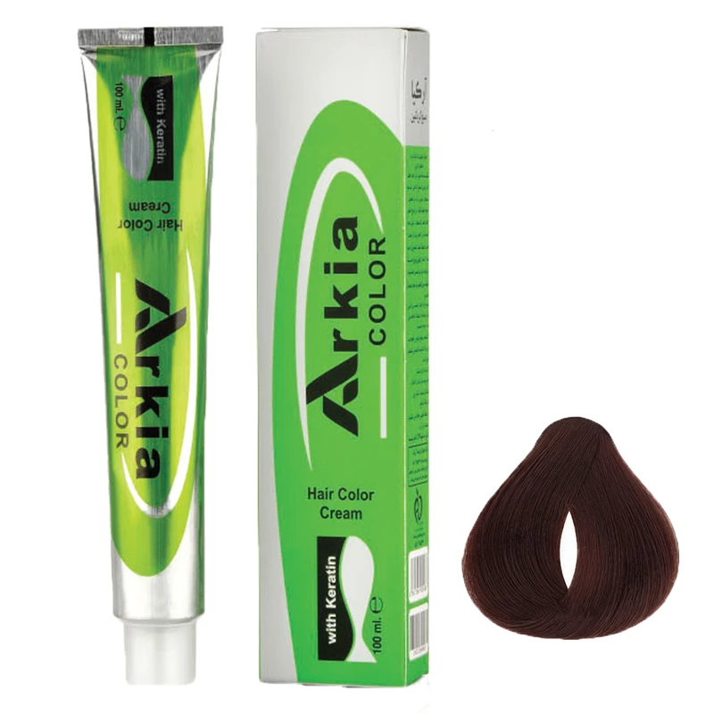 رنگ مو آرکیا شماره 6.734 حجم 100 میلی لیتر رنگ فندقی تیره