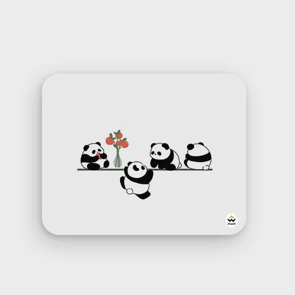 ماوس پد شادیت مدل پاندا کد01 سایز24*19 سانتیمتر