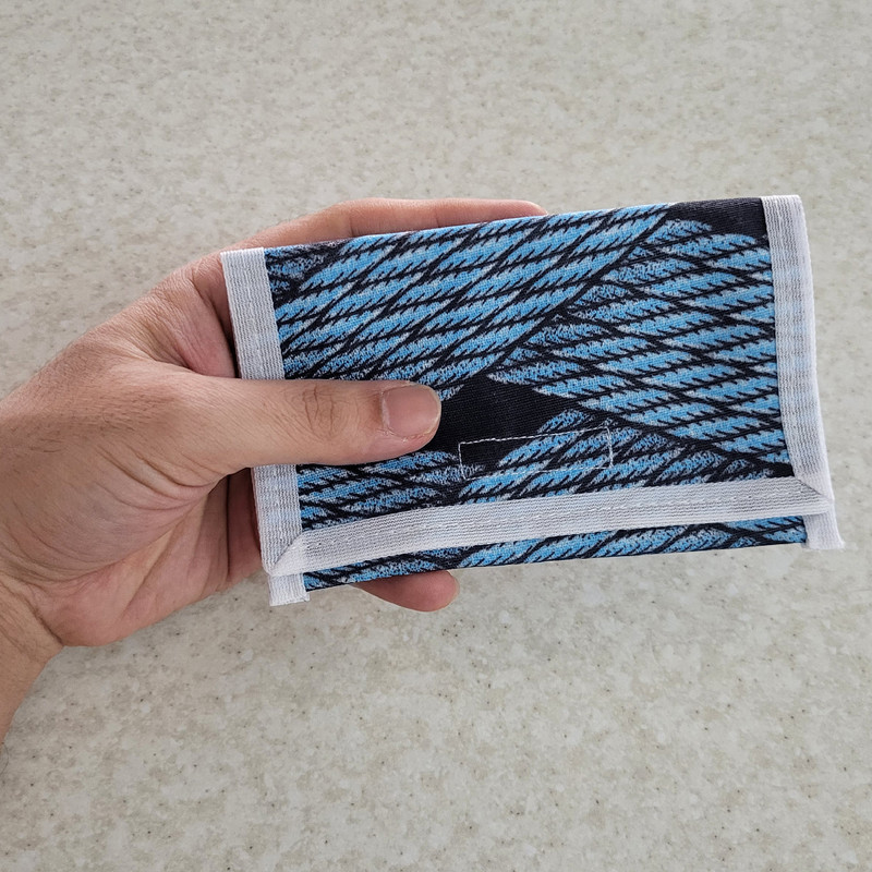 جای دستمال کاغذی جیبی  مدل حصیری کد 362 مجموعه دو عددی