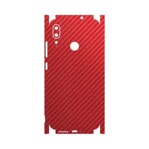 MAHOOT Red-Fiber-FullSkin Cover Sticker for Motorola Moto E6 Plus