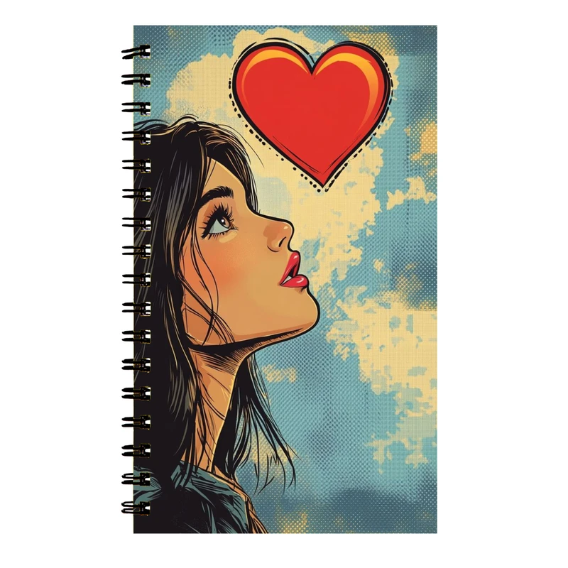 دفتر نت موسیقی 40 برگ طرح فانتزی دخترونه کد 0089