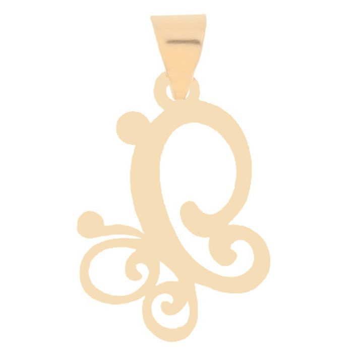 آویز گردنبند طلا 18 عیار زنانه مدل پروانه کد S2089 -  - 1