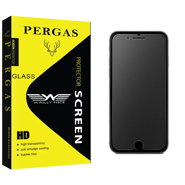 محافظ صفحه نمایش شیشه ای وایلی نایس مدل Pergas Glass مناسب برای گوشی موبایل اپل iPhone Se 2022