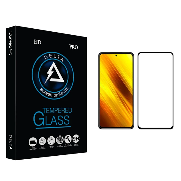محافظ صفحه نمایش دلتا مدل Fit مناسب برای گوشی موبایل شیائومی Poco X3