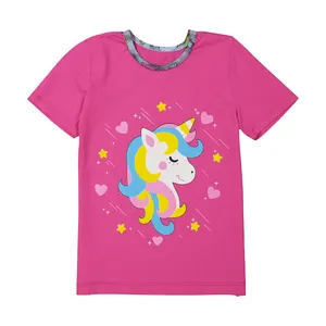 تی شرت آستین کوتاه دخترانه مدل uni1