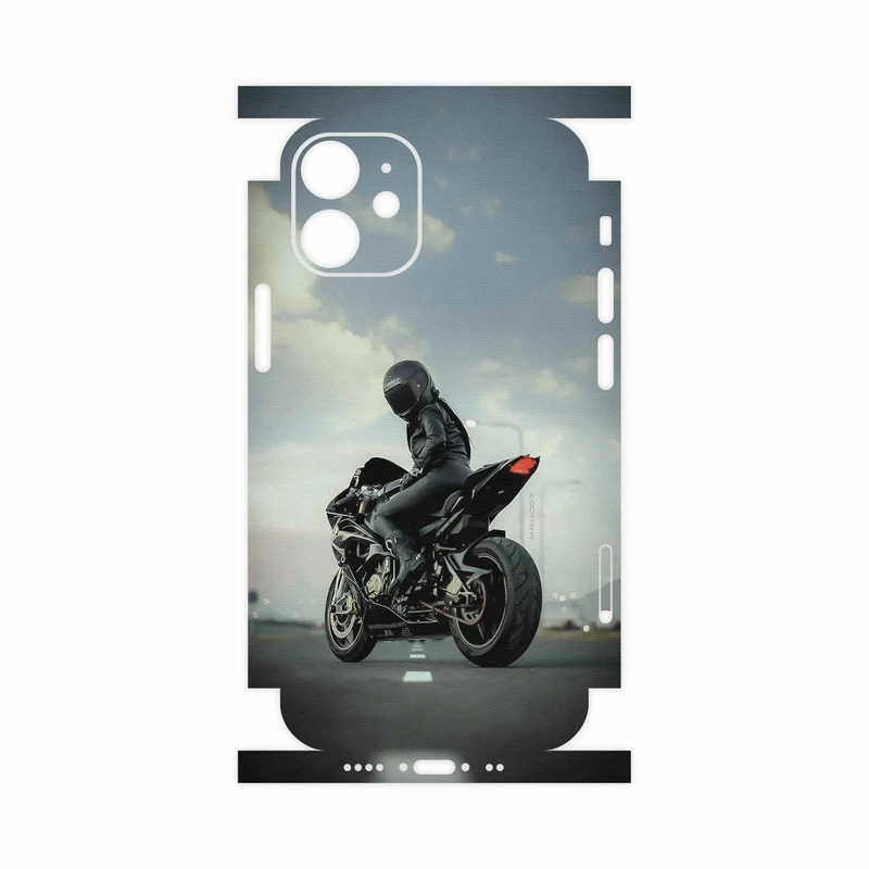 برچسب پوششی ماهوت مدل Motorcycling-FullSkin مناسب برای گوشی موبایل اپل iPhone 12 mini