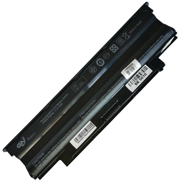 باتری لپ تاپ 6 سلولی جی ان مدل N5010 مناسب برای لپ تاپ دل 5010/4010/5030/5040/7010/7110/4110