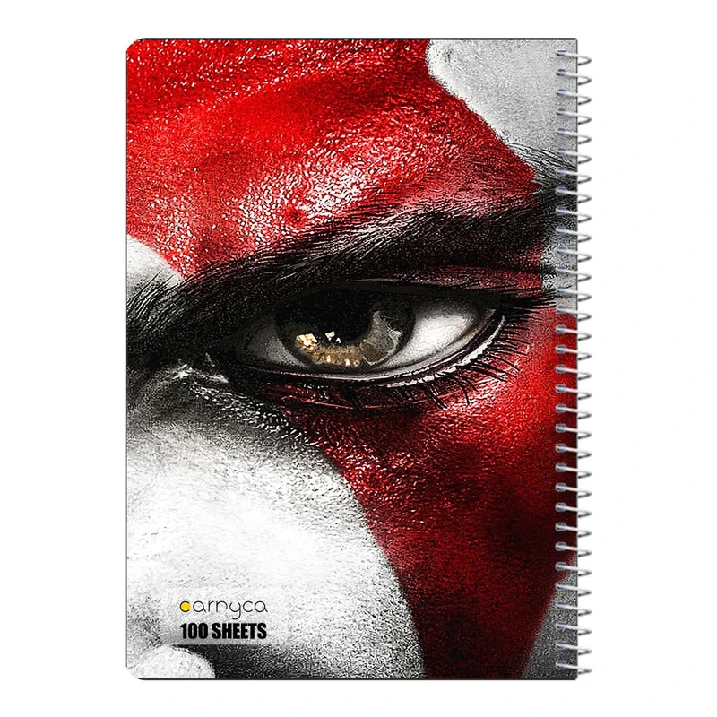 دفتر مشق 100 برگ سیمی کارنیکا طرح گاد اف وار God of War کد 28240