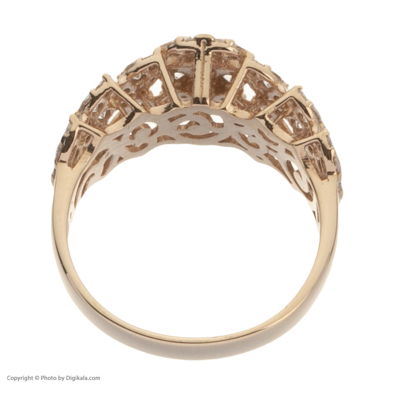 انگشتر طلا 18 عیار زنانه مایا ماهک مدل MR0428 طرح گندم
