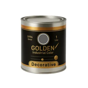 رنگ طوسی تیره نیمه براق روغنی تات کد 7500-n حجم 1 لیتر