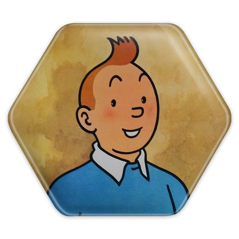 پیکسل خندالو طرح ماجراهای تن تن مدل شش ضلعی کد 3347