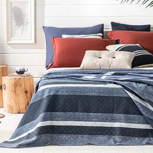 روتختی انگلیش هوم مدل Denim Stripe KING دو نفره سایز 220x240 سانتی متر