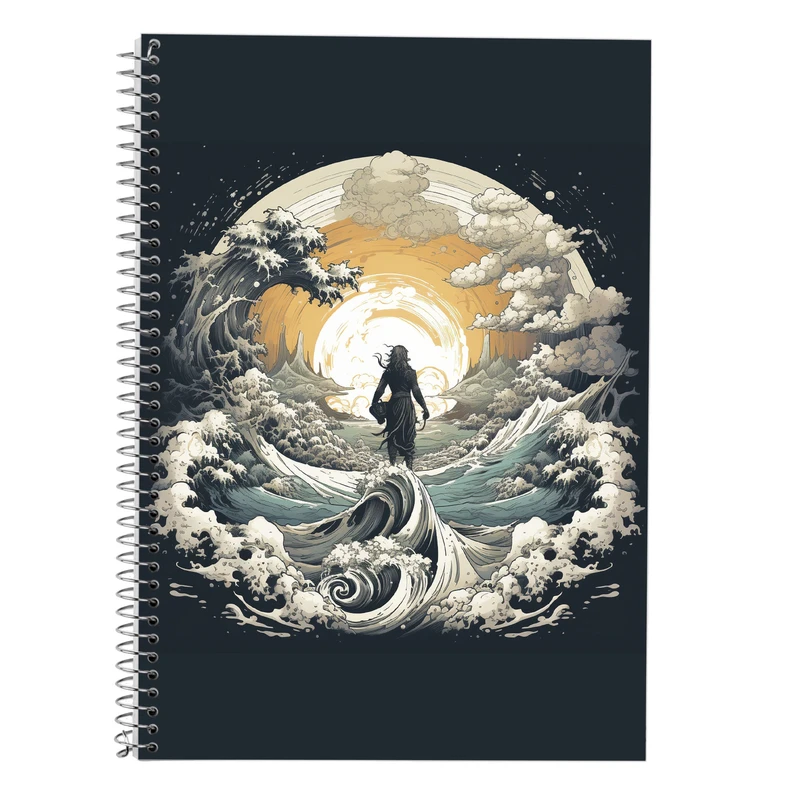 دفتر لغت 50 برگ مدوپد طرح Vindland Saga کد DF3245