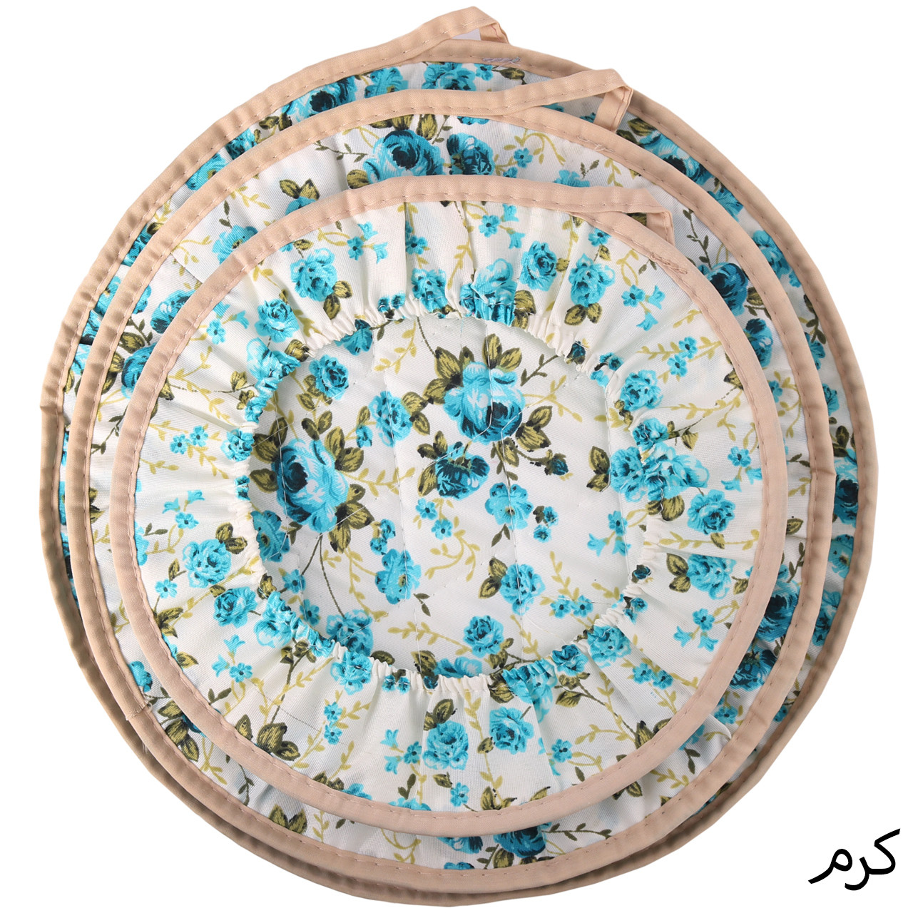 ست دم‌کنی 3 تکه طرح گل کد 104456