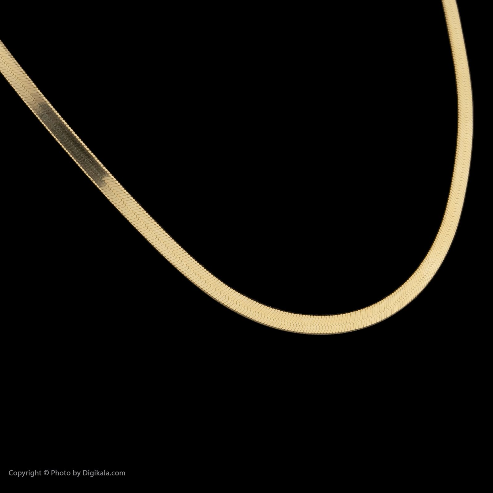 گردنبند طلا 18 عیار زنانه مایا ماهک مدل MM1718 طرح نفرتیتی-هرینگبون -  - 3