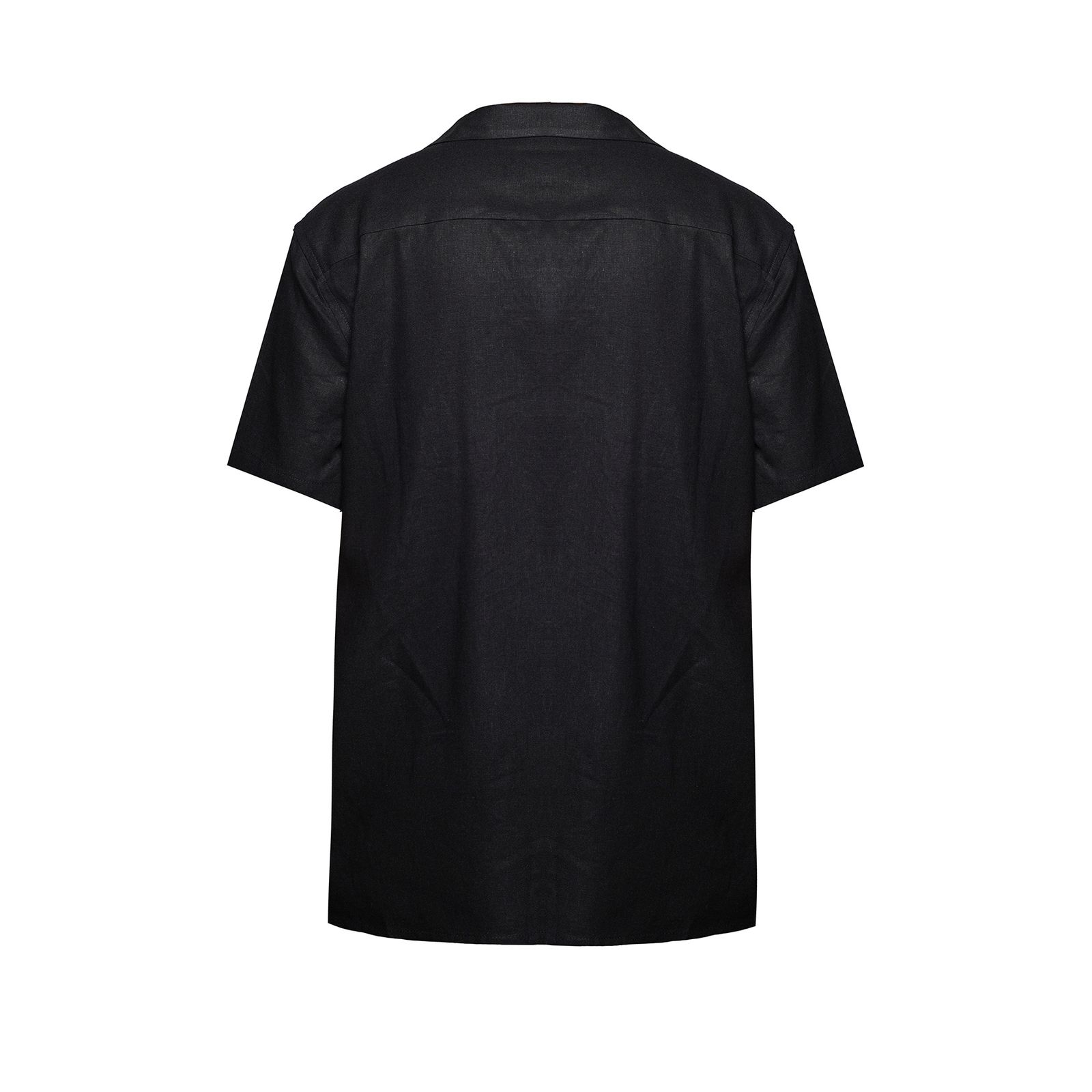 پیراهن آستین کوتاه مردانه کلوتو مدل  LIN SH SLEEVE - 0 POCK BLK -  - 2