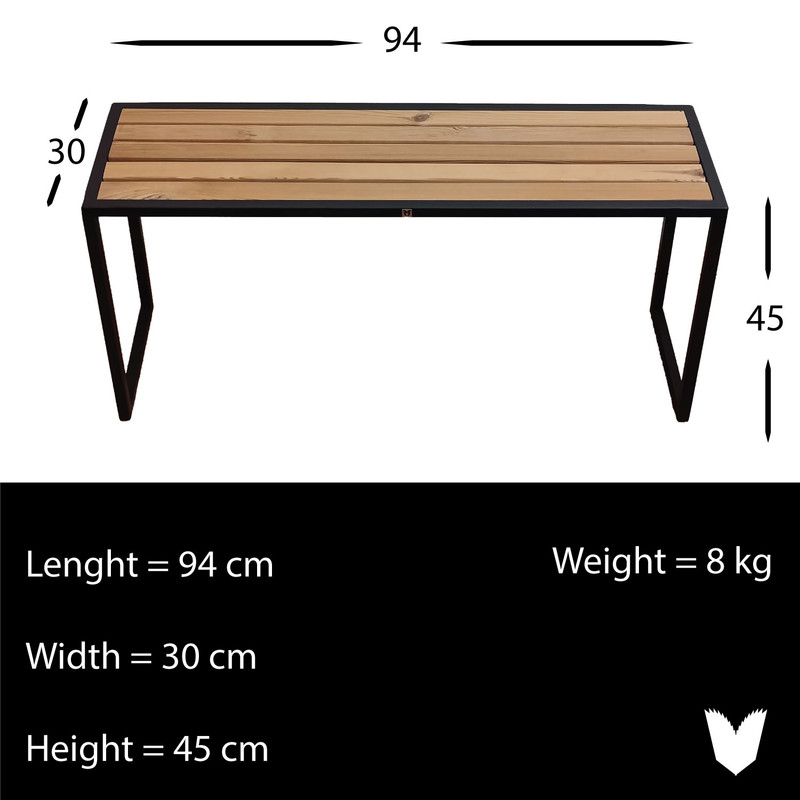 نیمکت دو نفره مدل پویا p1