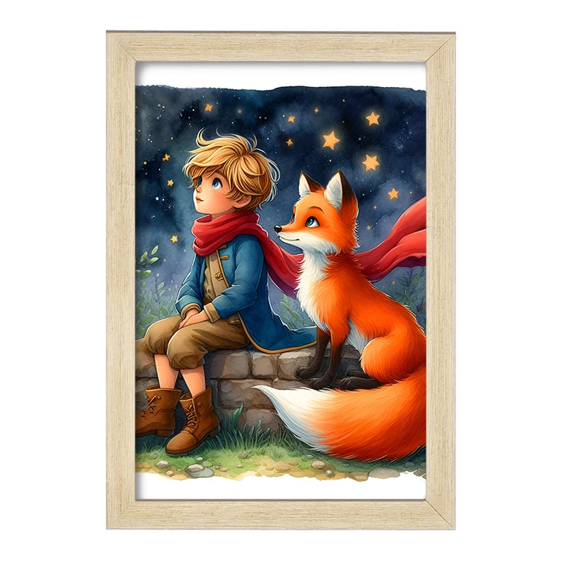 تابلو خندالو مدل شازده کوچولو (The Little Prince) کد F6137