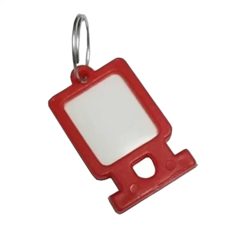 جاکلیدی مدل پلاستیکی لیبیل دار مربعی