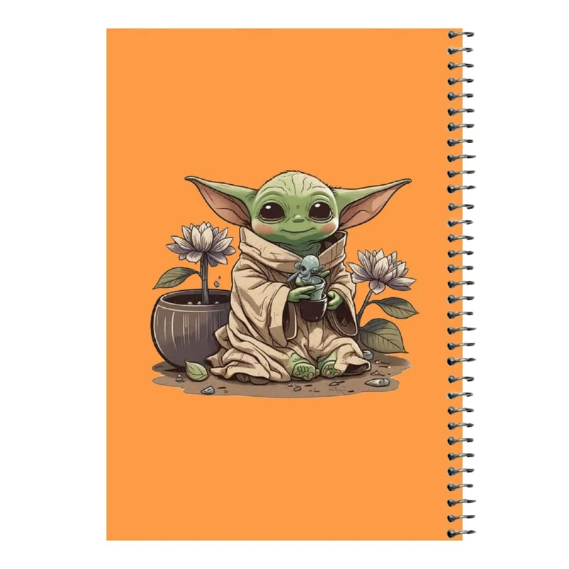 دفتر مشق 80 برگ اس جی مدل بیبی یودا کد 13