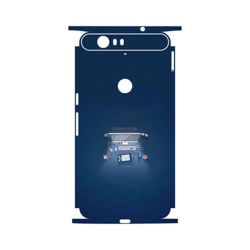 برچسب پوششی ماهوت مدل Programming 3-FullSkin مناسب برای گوشی موبایل گوگل Nexus 6P