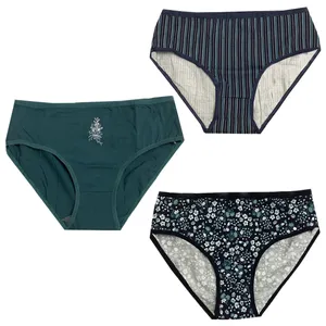 شورت زنانه مدل  اسلیپ نخی فاق بلند بسته 3 عددی