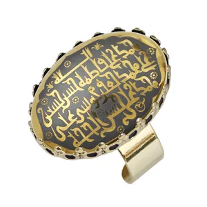 انگشتر زنانه مدل حدید الله و چهارده معصوم کد 78591