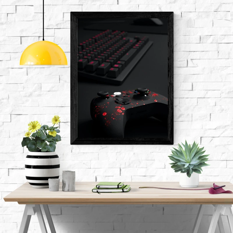 تابلو نوری طرح گیمینگ کد m3 فریم مشکی