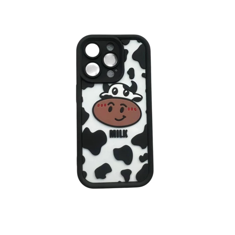 کاور مدل سولید طرح گاو کد Cow40 مناسب برای گوشی موبایل  اپل  Iphone 14 promax