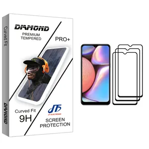 JF Diamond glass Screen Protector For Samsung Galaxy A10s Pack Of 3