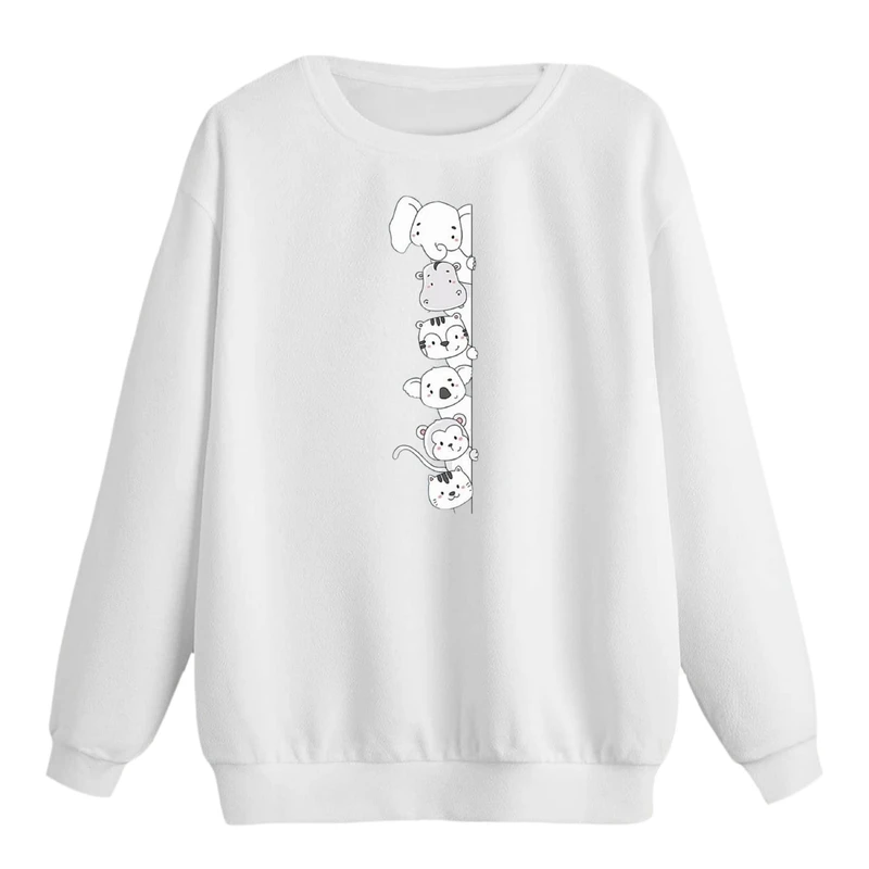 سویشرت زنانه مدل دوستان بامزه کد p2  