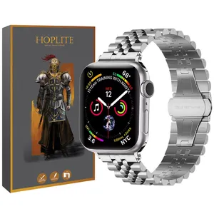 بند هاپلایت مدل 5Bead HL مناسب برای اپل واچ سری Se/1/2/3/4/5/6/7/8/9 سایز 42/44/45 میلیمتری