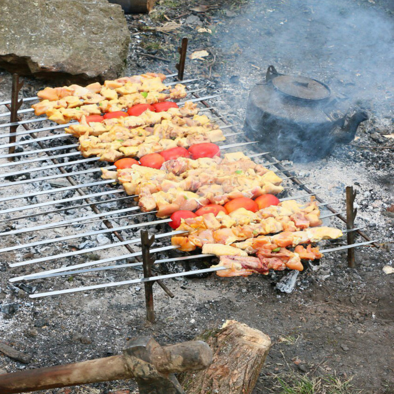 سیخ حیران مدل pg مجموعه 24 عددی به همراه جای سیخ