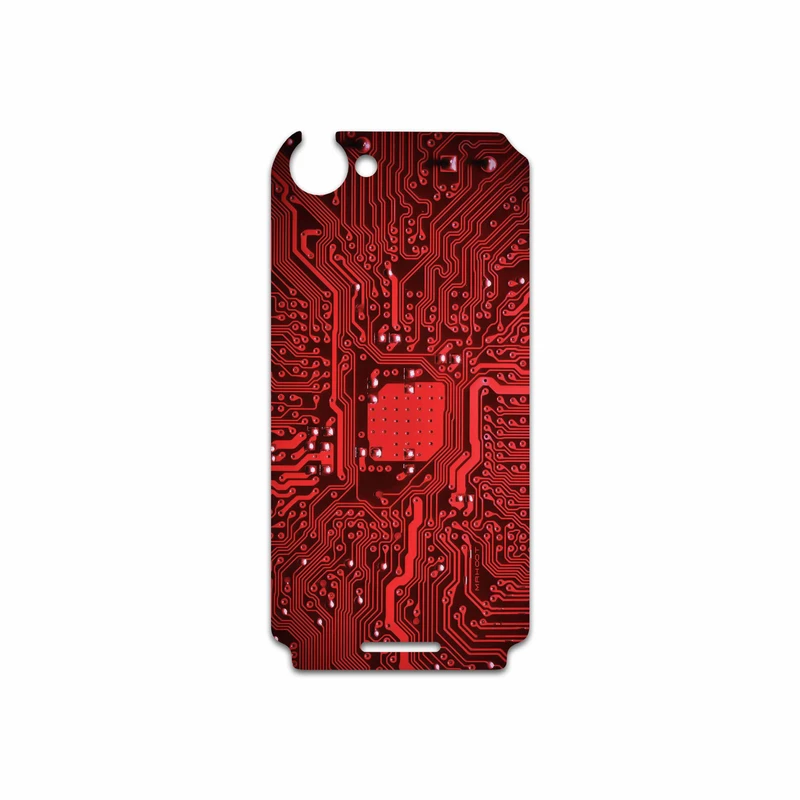 برچسب پوششی ماهوت مدل Red Printed Circuit Board مناسب برای گوشی موبایل سونی Xperia L