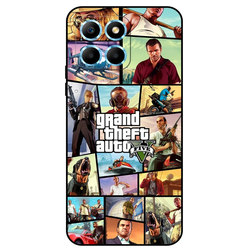 کاور مگافون طرح جی تی ای مدل 8240 مناسب برای گوشی موبایل آنر X6 / X8 5G 