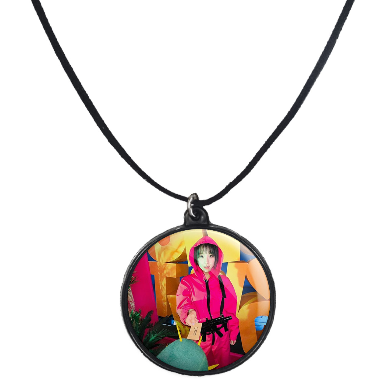 گردنبند پرمانه طرح تو ایس کد pmb.19514 مدل دو طرفه