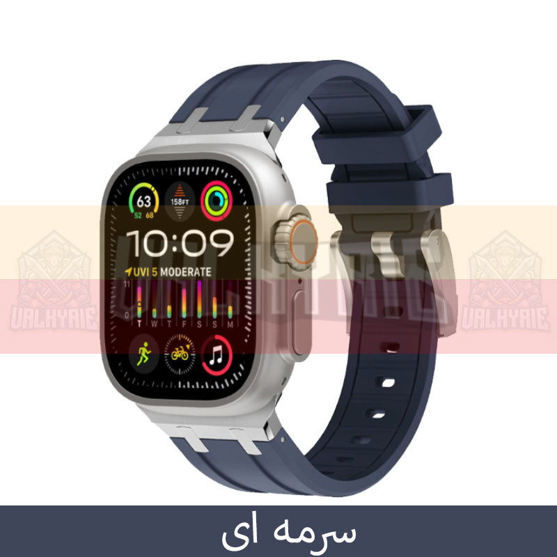 بند والکری مدل Luxury STL Silicone مناسب برای اپل واچ Ultra 49mm / Ultra 2 49mm