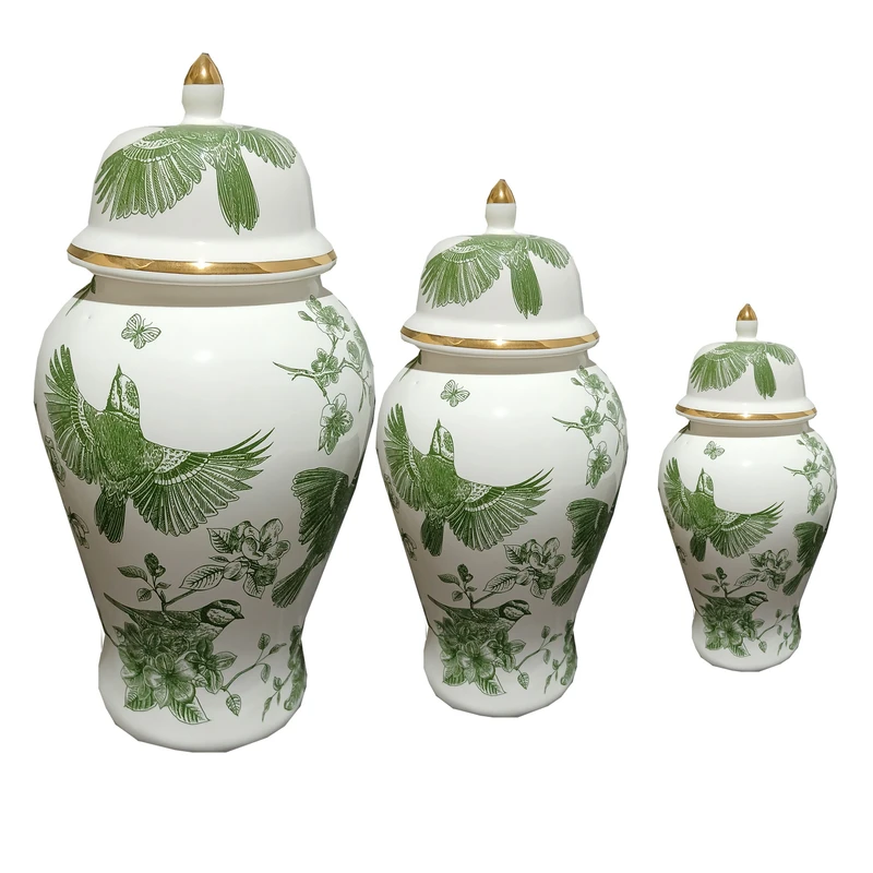 بانکه مدل جینجر جار طرح پرستو کد ۸۸۸ مجموعه سه عددی