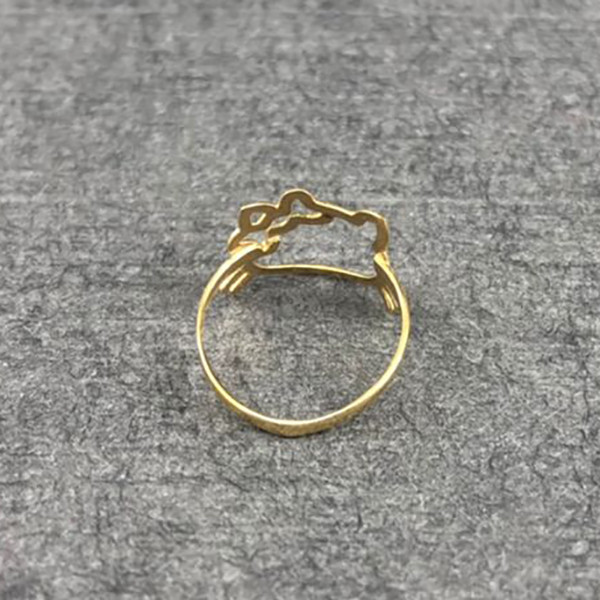 انگشتر طلا 18 عیار دخترانه دوست خوب مدل dk321 انگشتر طلا 18 عیار دخترانه دوست خوب مدل dk321