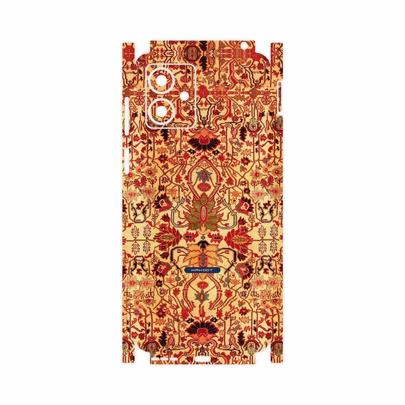 برچسب پوششی ماهوت مدل Persian_Carpet_Yellow-FullSkin مناسب برای گوشی موبایل موتورولا Moto G14
