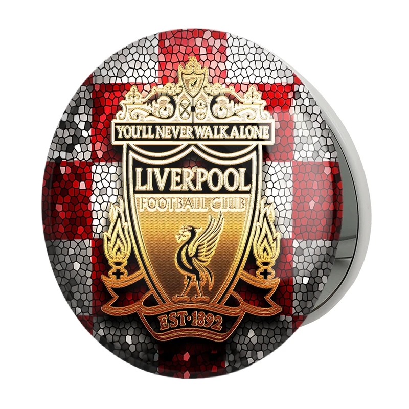 آینه جیبی خندالو طرح باشگاه لیورپول مدل تاشو کد 26976 