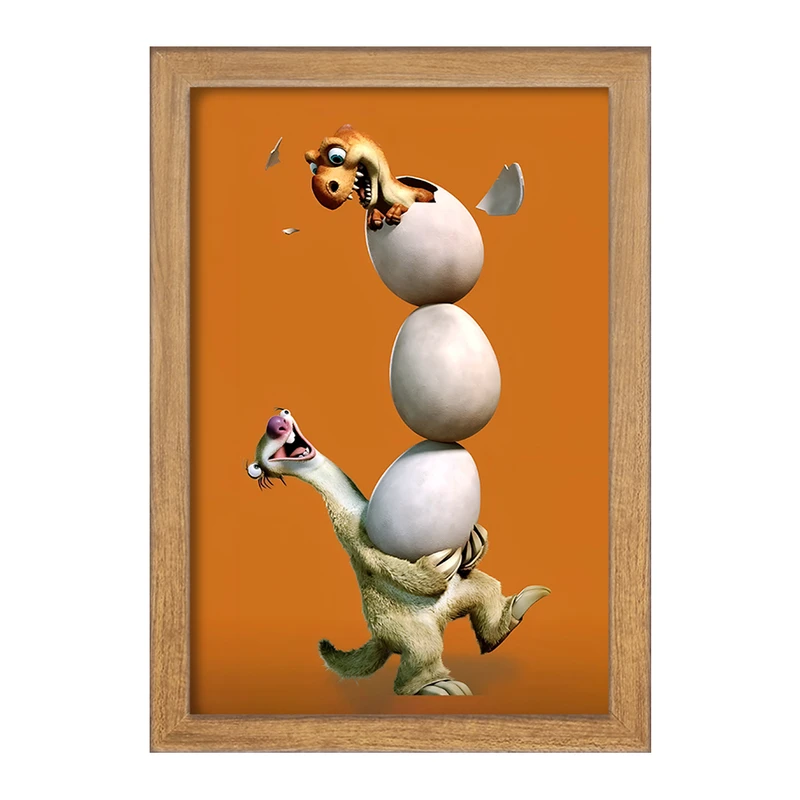 تابلو خندالو مدل عصر یخبندان (Ice Age) کد F8326