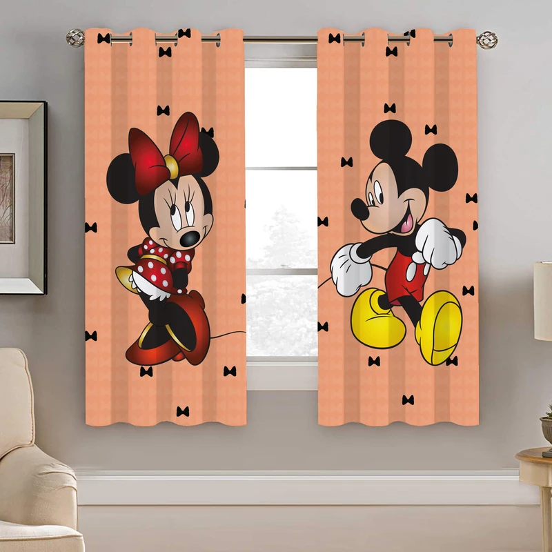 پرده نیروانا طرح میکی موس کودک مدل هازان کد 8320 سایز 140×200 سانتی متر