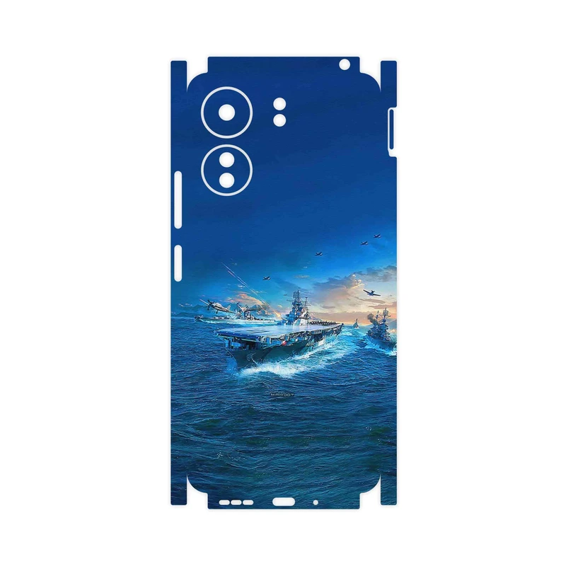 برچسب پوششی ماهوت مدل Warship-FullSkin مناسب برای گوشی موبایل شیائومی Redmi 13C