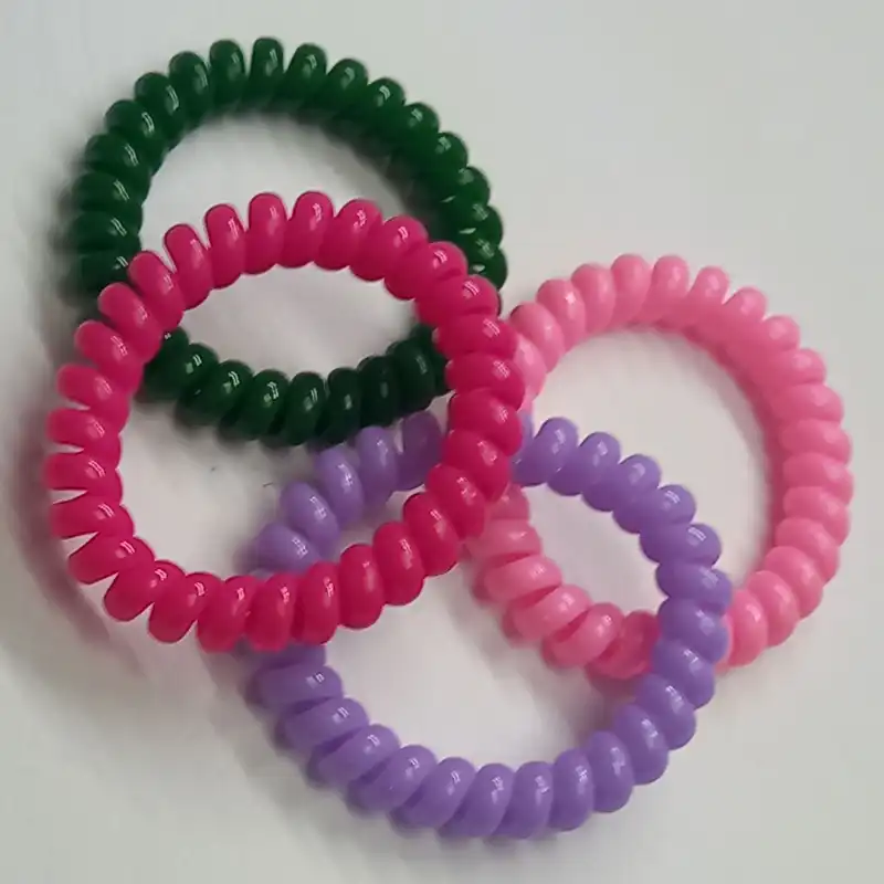 کش مو زنانه مدل سیم تلفنی طرح ساده