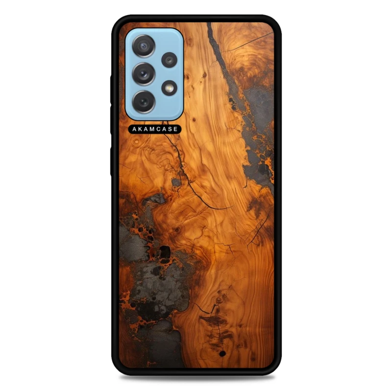کاور آکام مدل AMC-WSGA72-WOOD-15 مناسب برای گوشی موبایل سامسونگ Galaxy A72