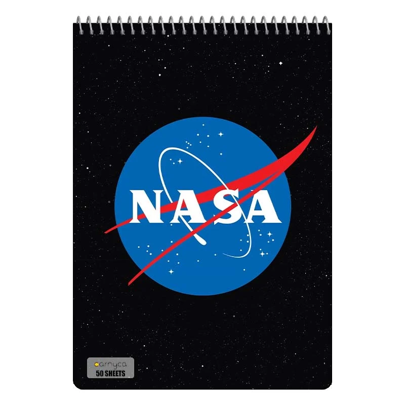 دفتر نقاشی 50 برگ سیمی کارنیکا طرح فضا Space کد 85879